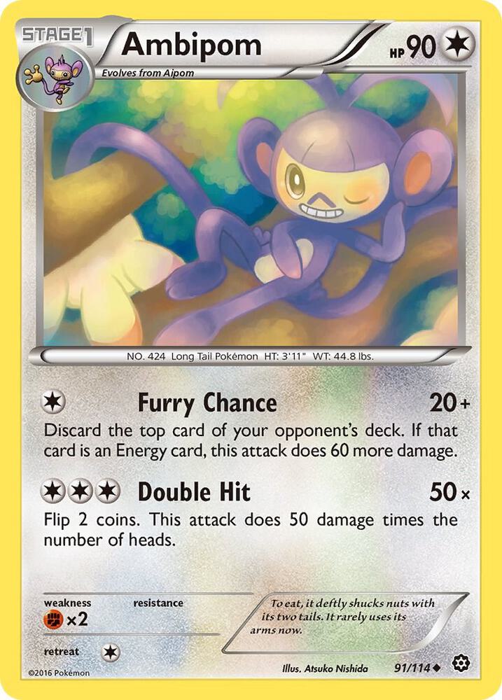 Ambipom [XY - Steam Siege] 91/114