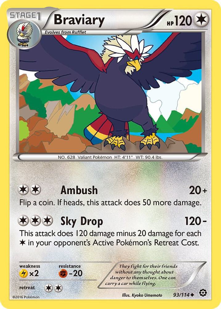Braviary [XY - Steam Siege] 93/114