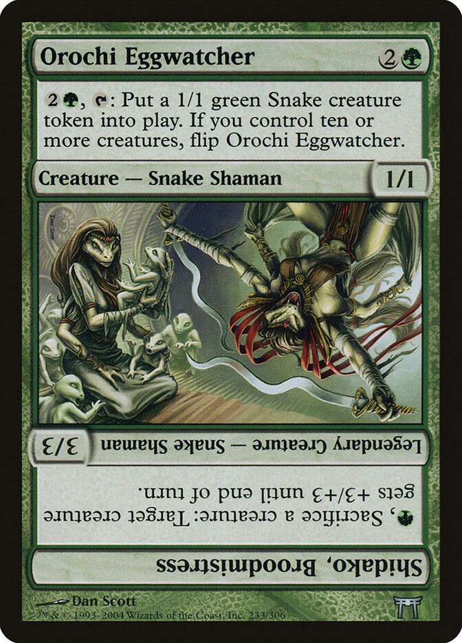 Orochi Eggwatcher // Shidako, Broodmistress [Champions of Kamigawa] 233