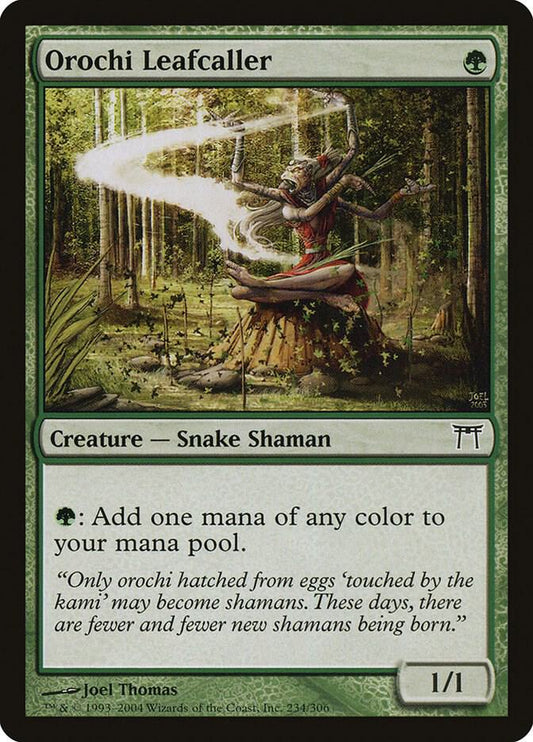 Orochi Leafcaller [Champions of Kamigawa] 234