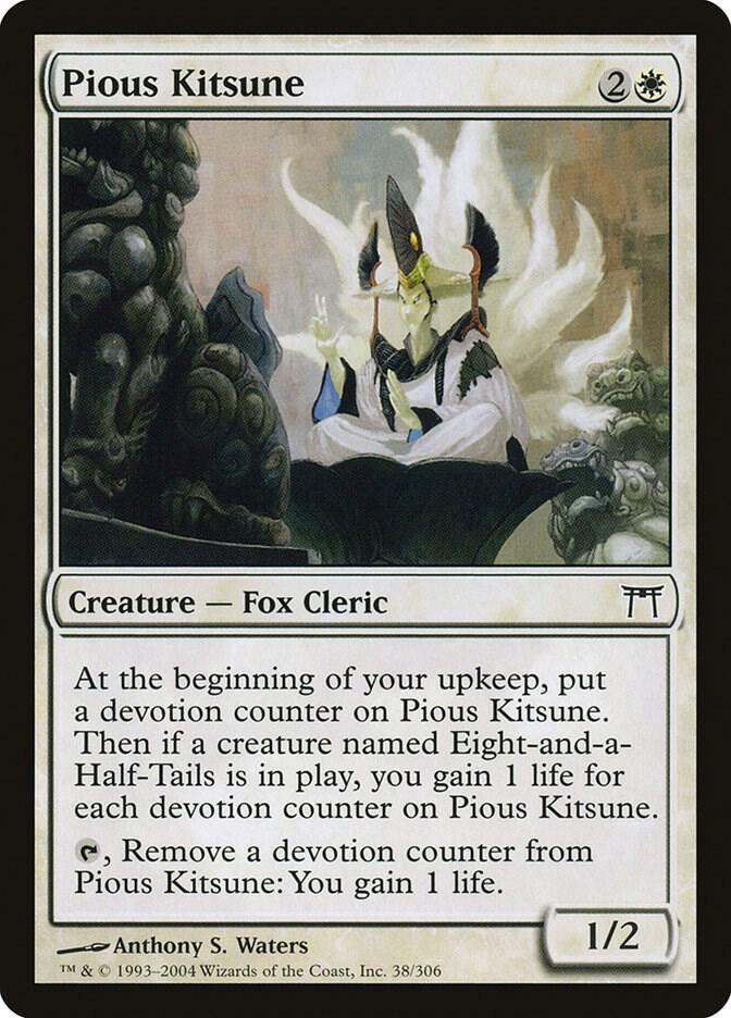 Pious Kitsune [Champions of Kamigawa] 38