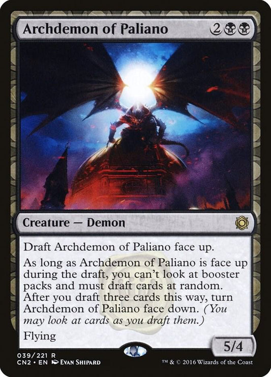 Archdemon of Paliano [Conspiracy: Take the Crown] 39