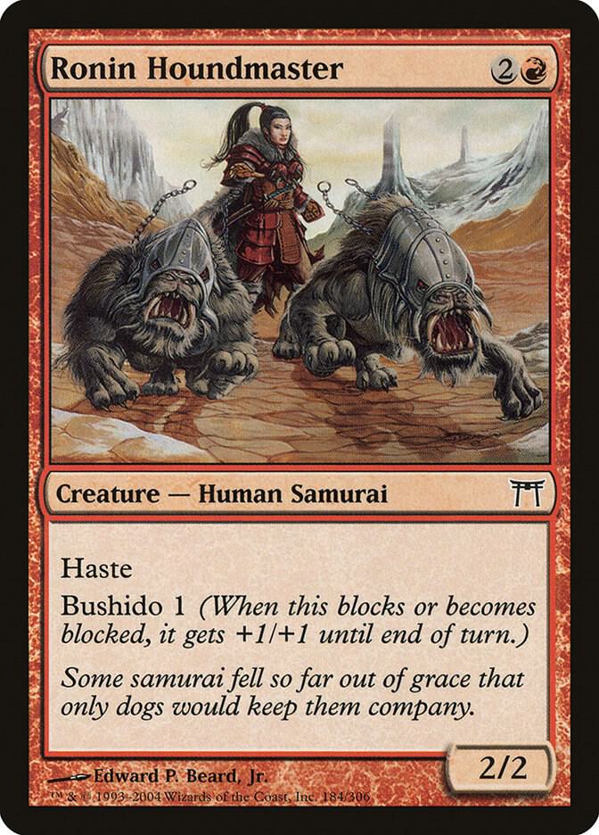 Ronin Houndmaster [Champions of Kamigawa] 184