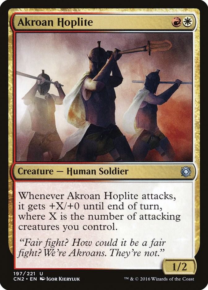 Akroan Hoplite [Conspiracy: Take the Crown] 197