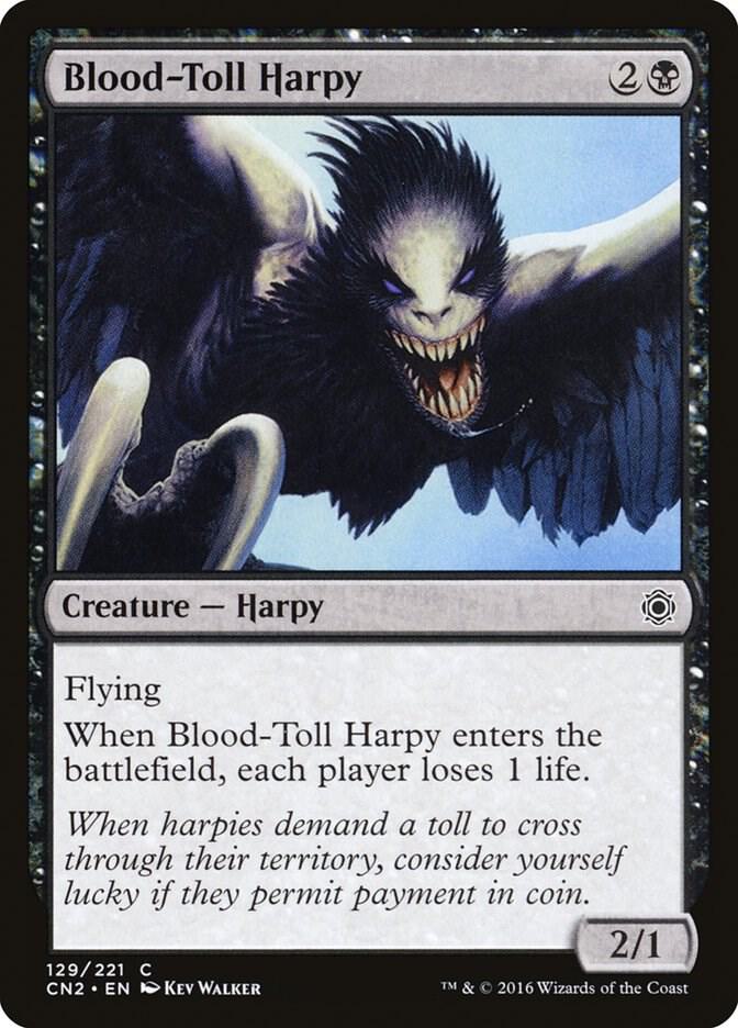 Blood-Toll Harpy [Conspiracy: Take the Crown] 129
