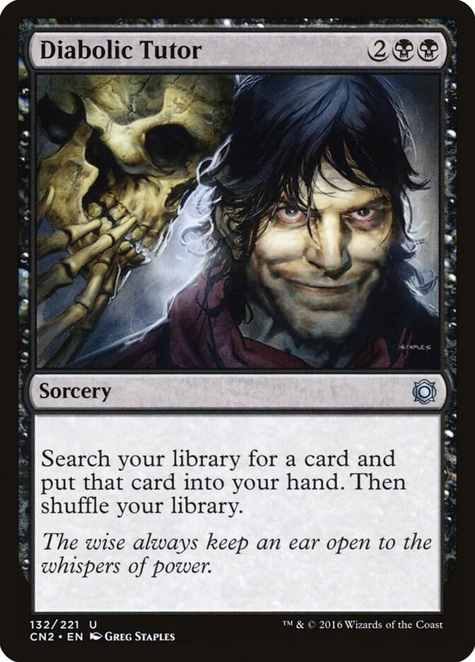 Diabolic Tutor [Conspiracy: Take the Crown] 132