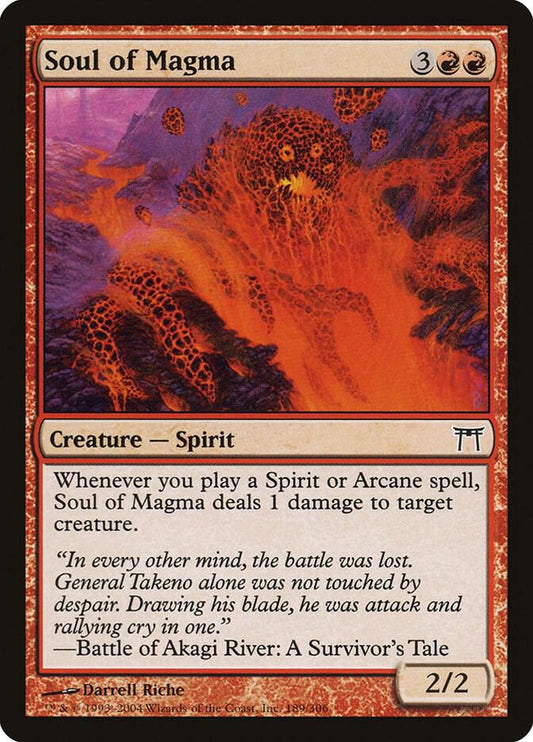 Soul of Magma [Champions of Kamigawa] 189