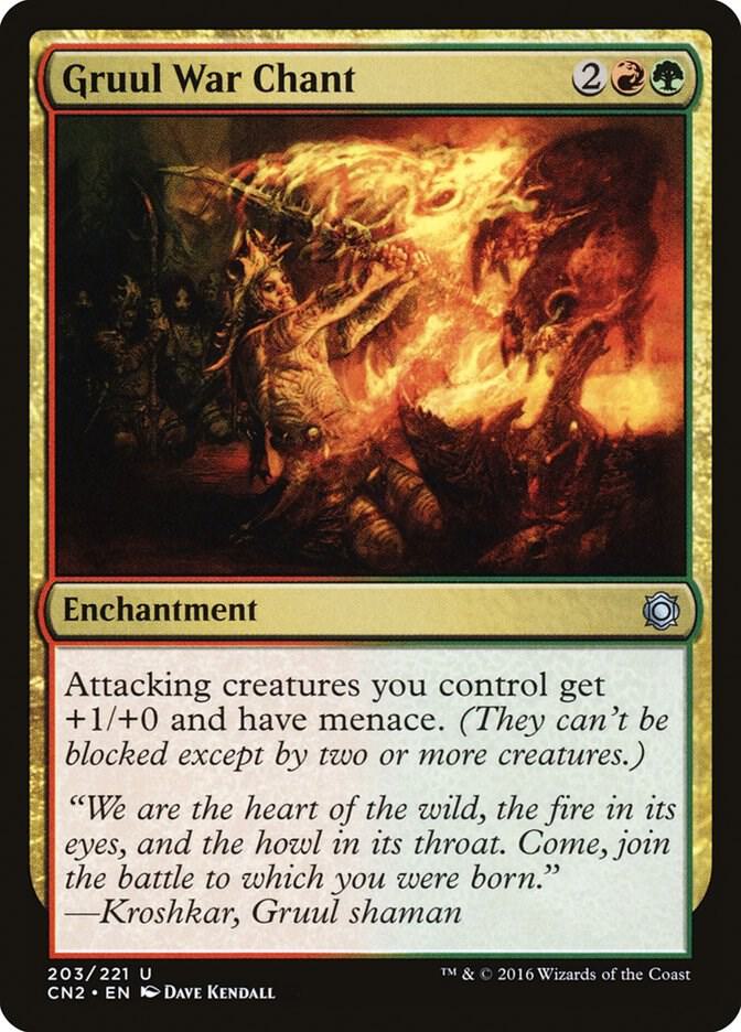 Gruul War Chant [Conspiracy: Take the Crown] 203