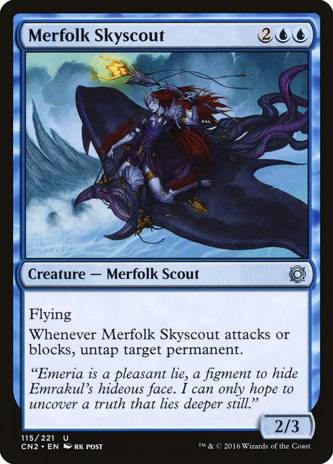 Merfolk Skyscout [Conspiracy: Take the Crown] 115
