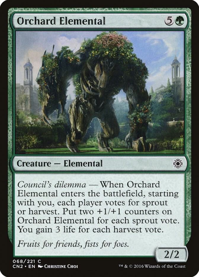 Orchard Elemental [Conspiracy: Take the Crown] 68