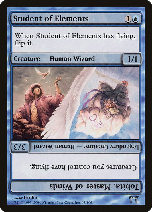 Student of Elements // Tobita, Master of Winds [Champions of Kamigawa] 93