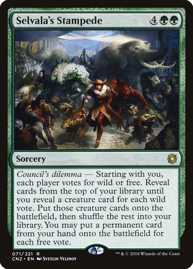 Selvala's Stampede [Conspiracy: Take the Crown] 71
