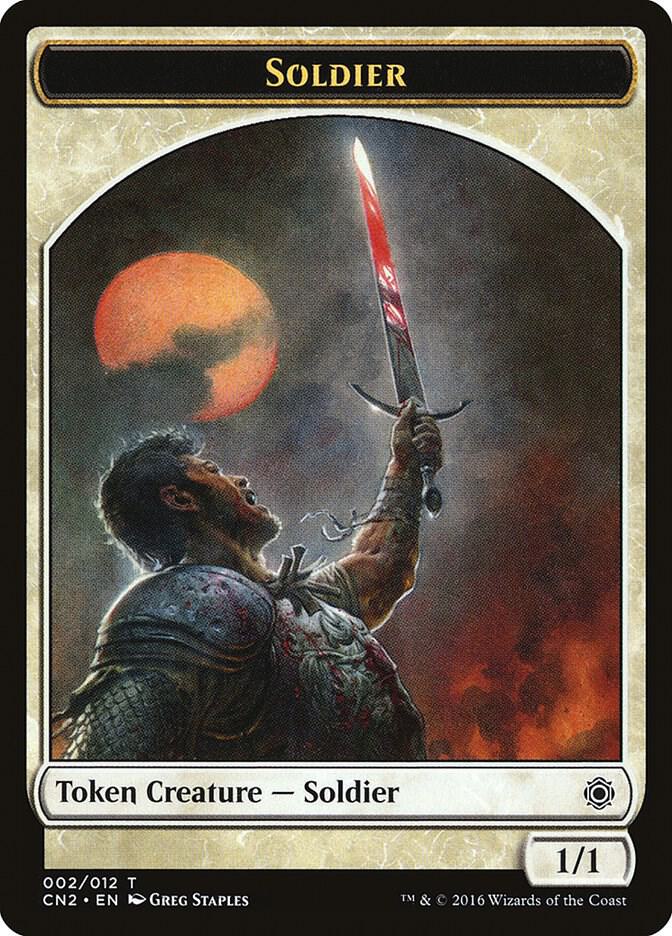 Soldier Token (002) [Conspiracy: Take the Crown] 2