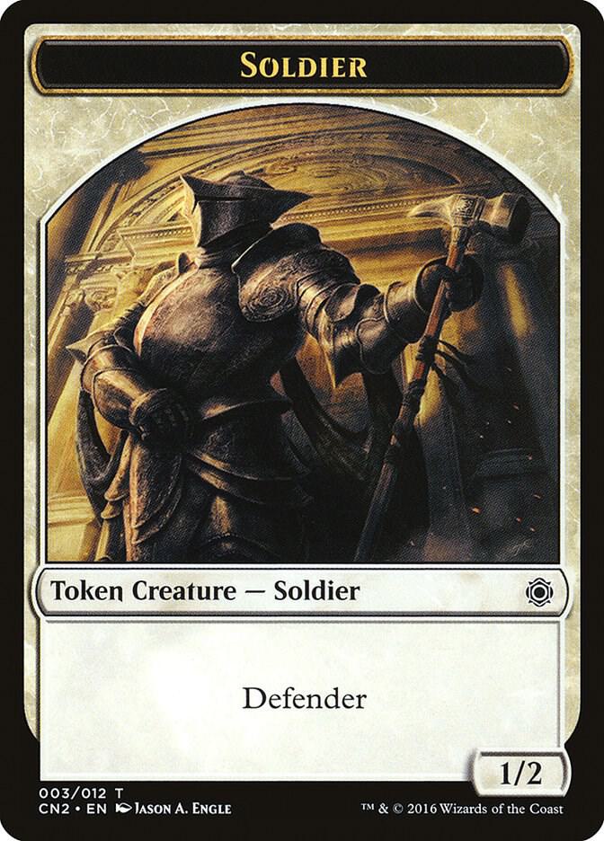 Soldier Token (003) [Conspiracy: Take the Crown] 3