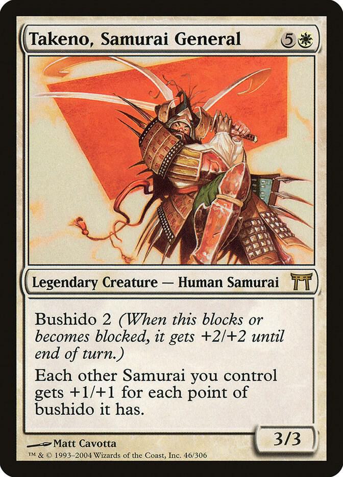 Takeno, Samurai General [Champions of Kamigawa] 46