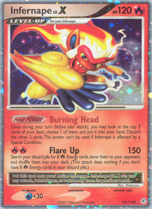 Infernape LV.X - 121/130 Diamond & Pearl