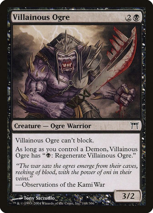Villainous Ogre [Champions of Kamigawa] 148