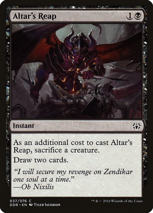Altar's Reap [Duel Decks: Nissa vs. Ob Nixilis] 37