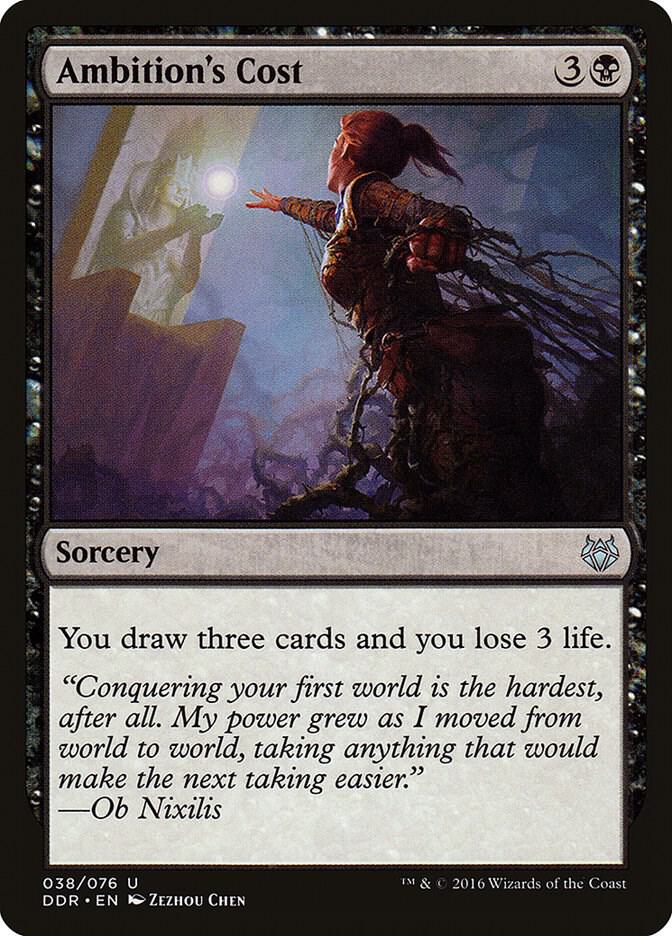 Ambition's Cost [Duel Decks: Nissa vs. Ob Nixilis] 38