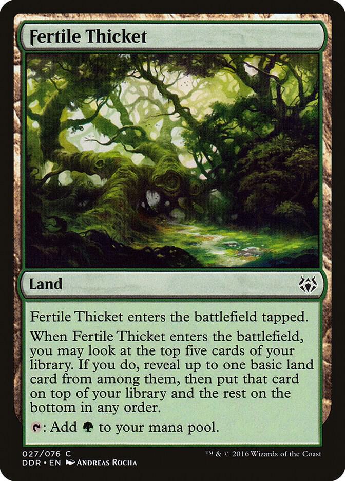 Fertile Thicket [Duel Decks: Nissa vs. Ob Nixilis] 27