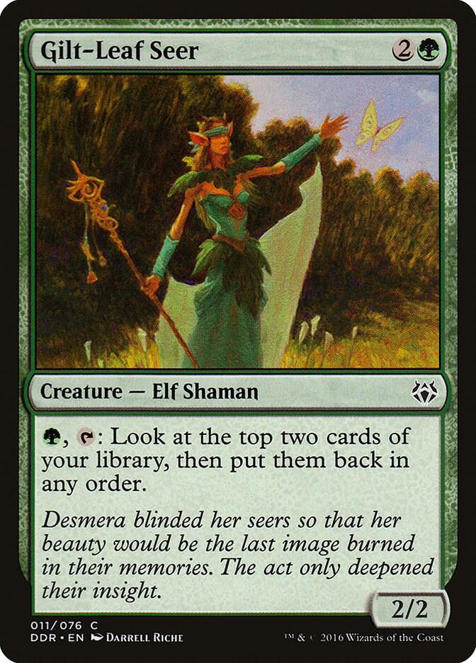 Gilt-Leaf Seer [Duel Decks: Nissa vs. Ob Nixilis] 11