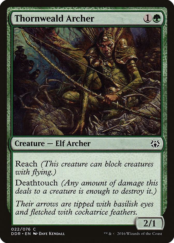 Thornweald Archer [Duel Decks: Nissa vs. Ob Nixilis] 22
