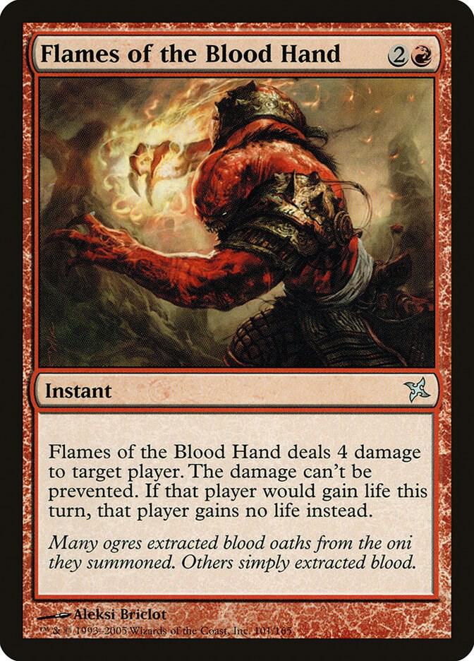 Flames of the Blood Hand [Betrayers of Kamigawa] 101