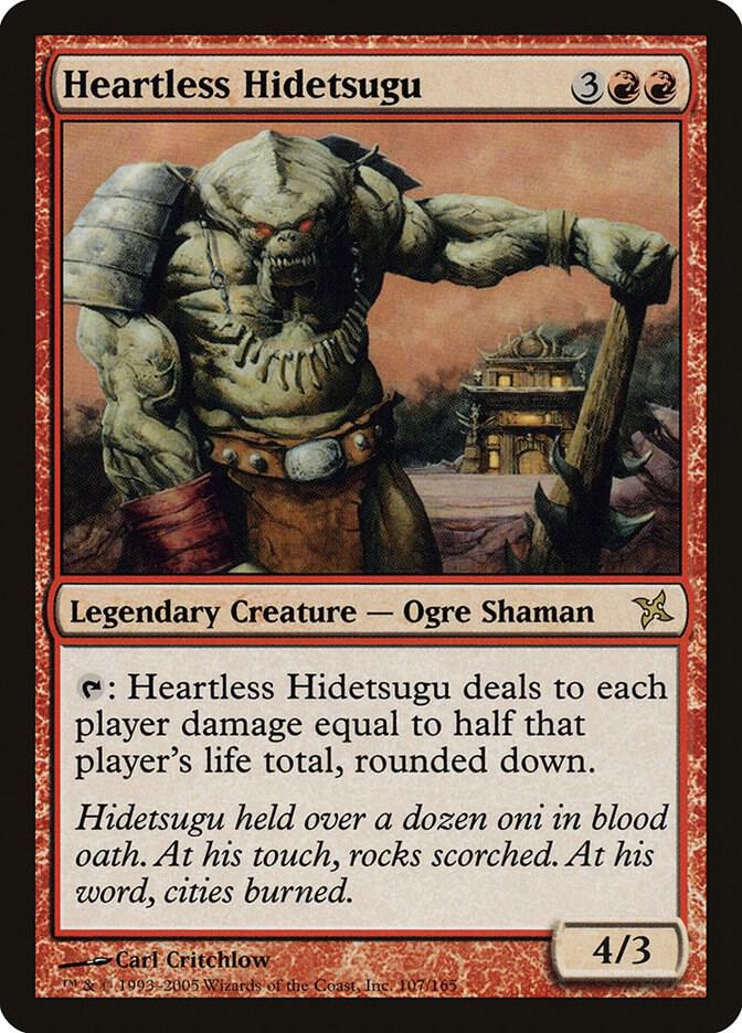 Heartless Hidetsugu [Betrayers of Kamigawa] 107