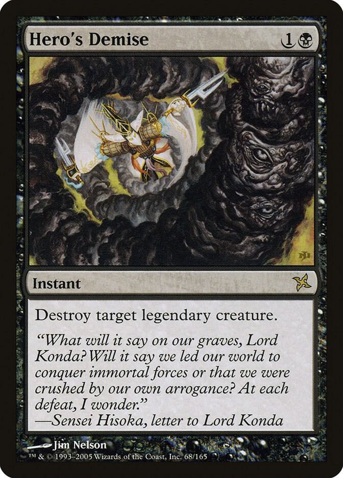 Hero's Demise [Betrayers of Kamigawa] 68