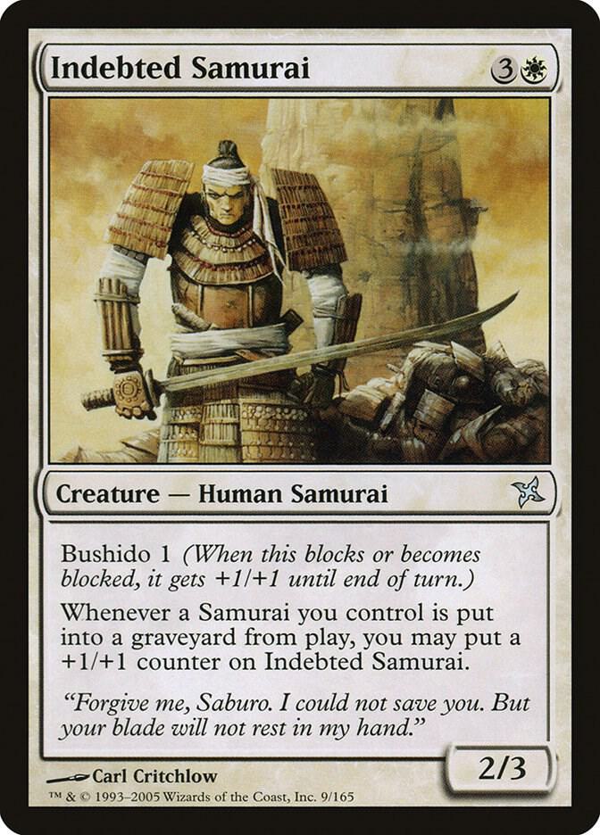 Indebted Samurai [Betrayers of Kamigawa] 9