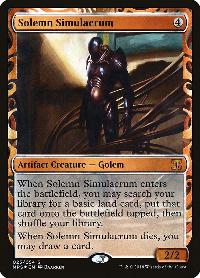 Solemn Simulacrum [Masterpiece Series: Kaladesh Inventions] 25