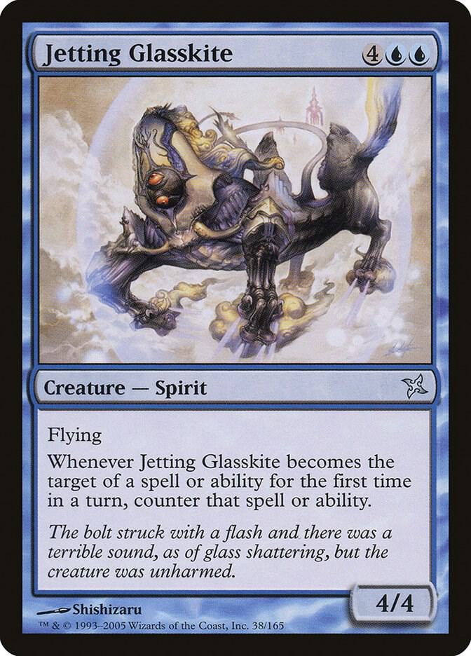 Jetting Glasskite [Betrayers of Kamigawa] 38
