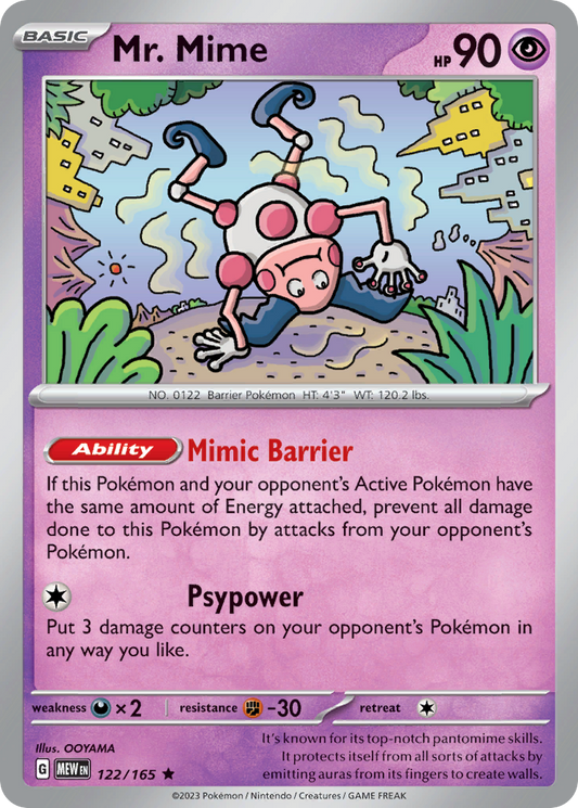 Mr. Mime - 122/165 151