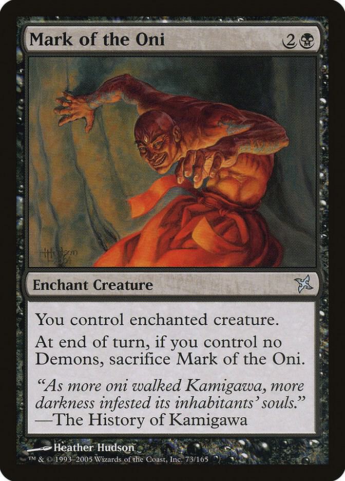 Mark of the Oni [Betrayers of Kamigawa] 73