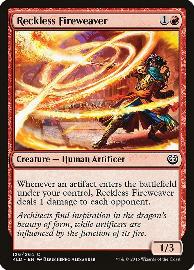 Reckless Fireweaver [Kaladesh] 126