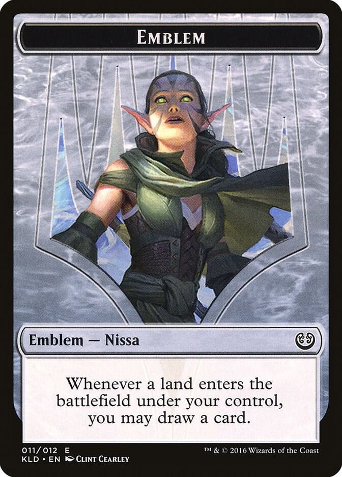 Emblem - Nissa, Vital Force [Kaladesh] 11