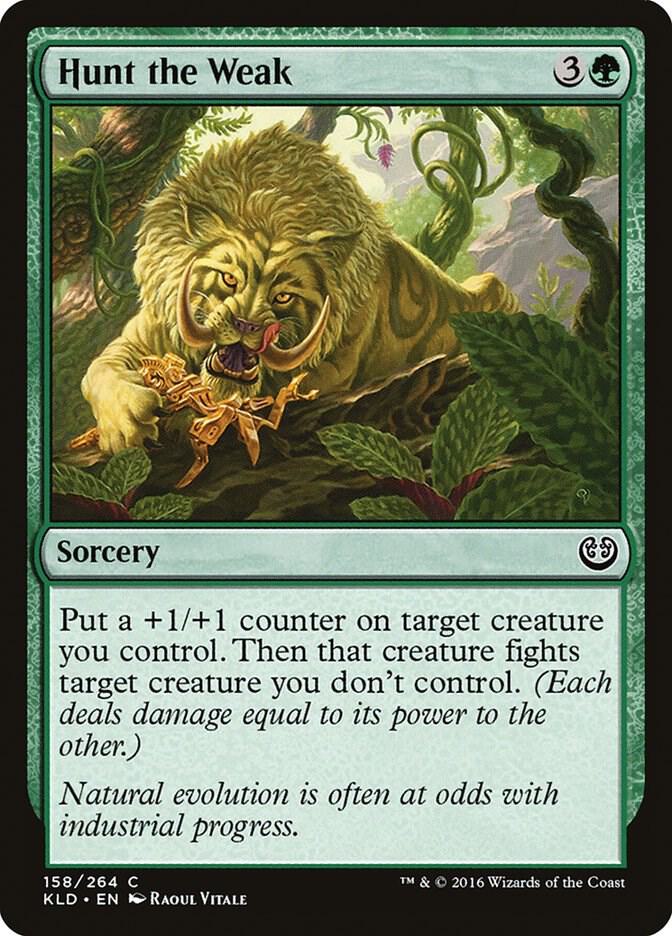 Hunt the Weak [Kaladesh] 158