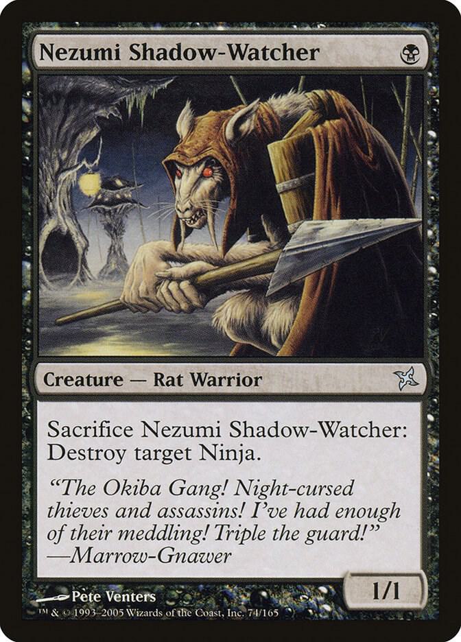 Nezumi Shadow-Watcher [Betrayers of Kamigawa] 74