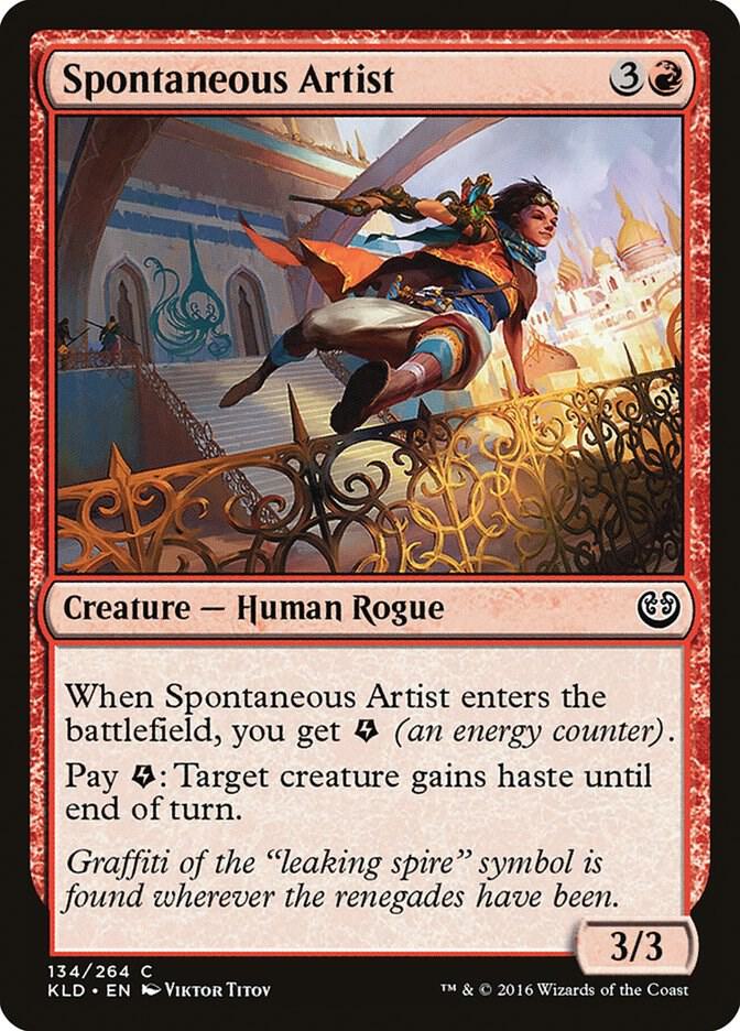 Spontaneous Artist [Kaladesh] 134