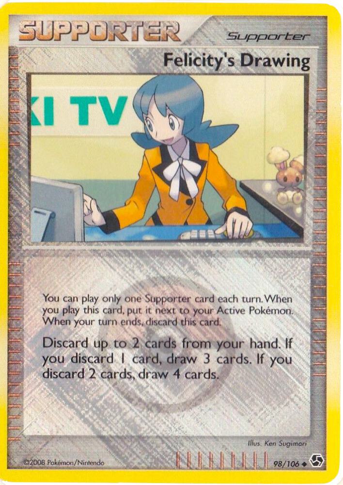 Felicity's Drawing - 098/106 (League Promo) [League & Championship Cards] 98/106
