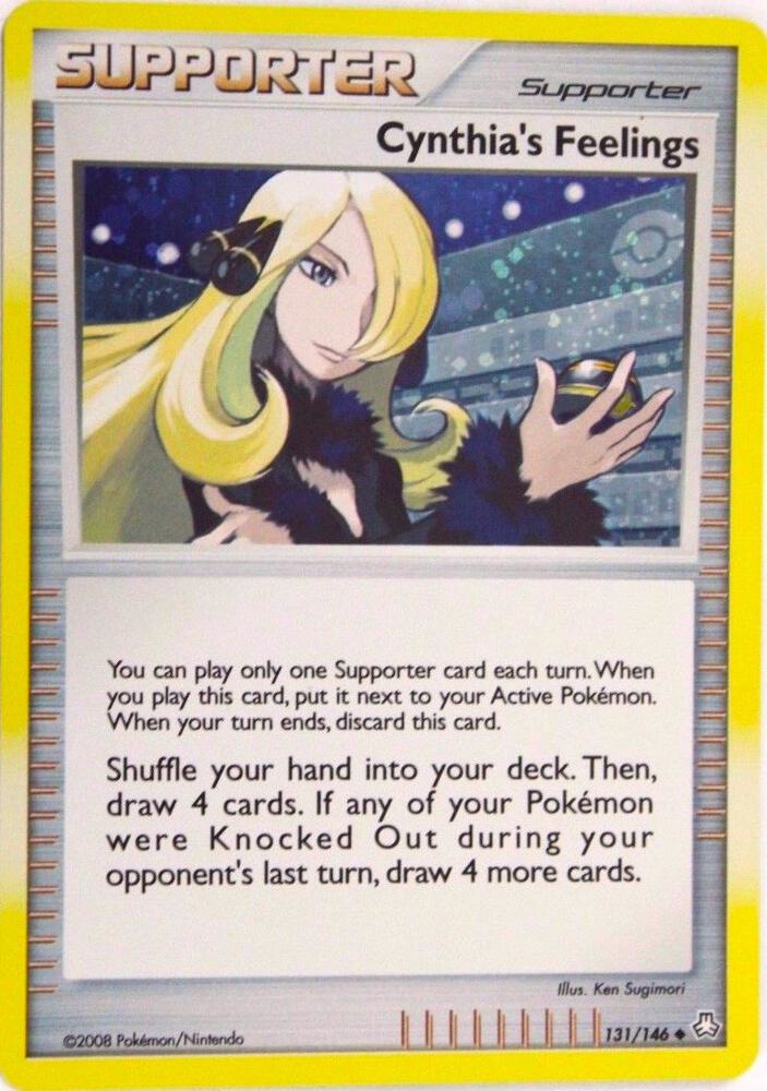 Cynthia's Feelings - 131/146 (Cosmos Holofoil) [Miscellaneous Cards & Products] 131/146
