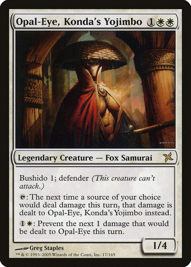 Opal-Eye, Konda's Yojimbo [Betrayers of Kamigawa] 17