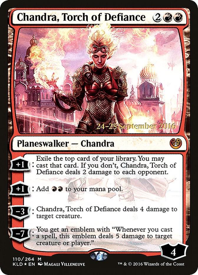 Chandra, Torch of Defiance [Prerelease Cards] 110