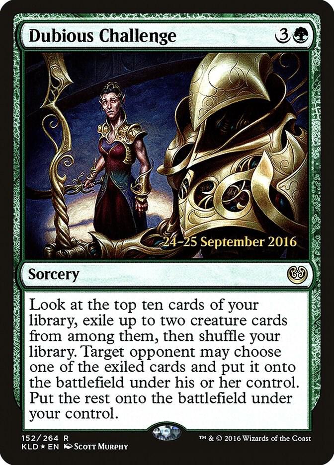 Dubious Challenge [Prerelease Cards] 152