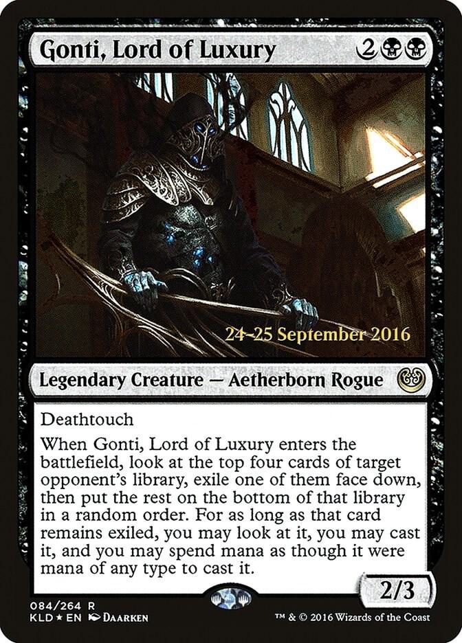 Gonti, Lord of Luxury [Prerelease Cards] 84