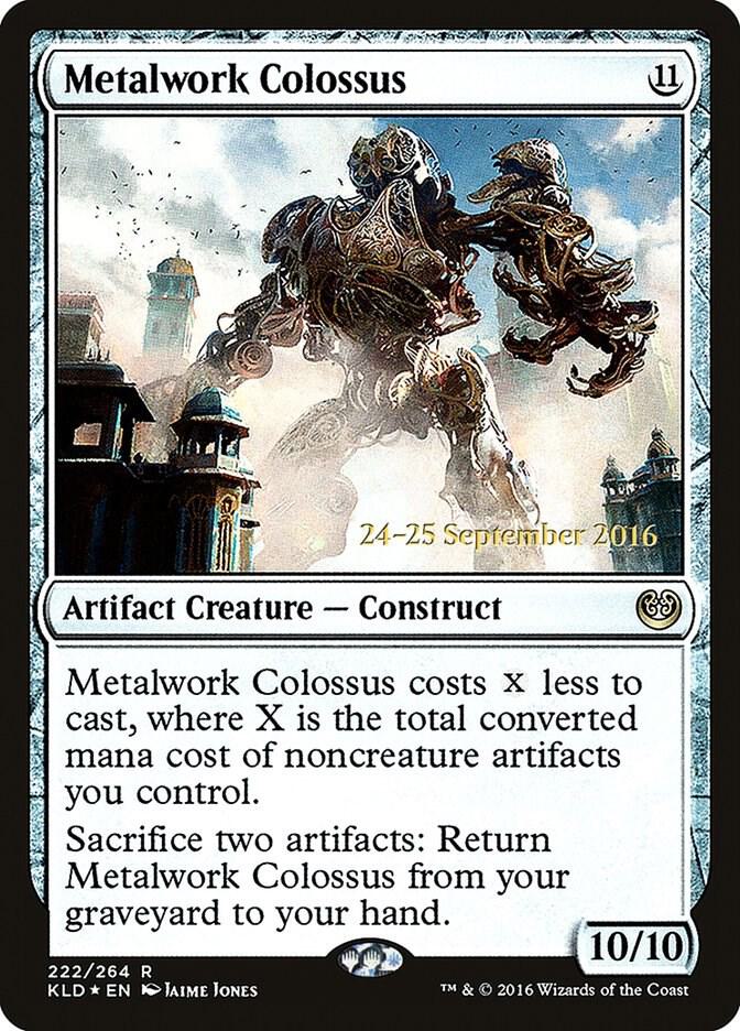 Metalwork Colossus [Prerelease Cards] 222