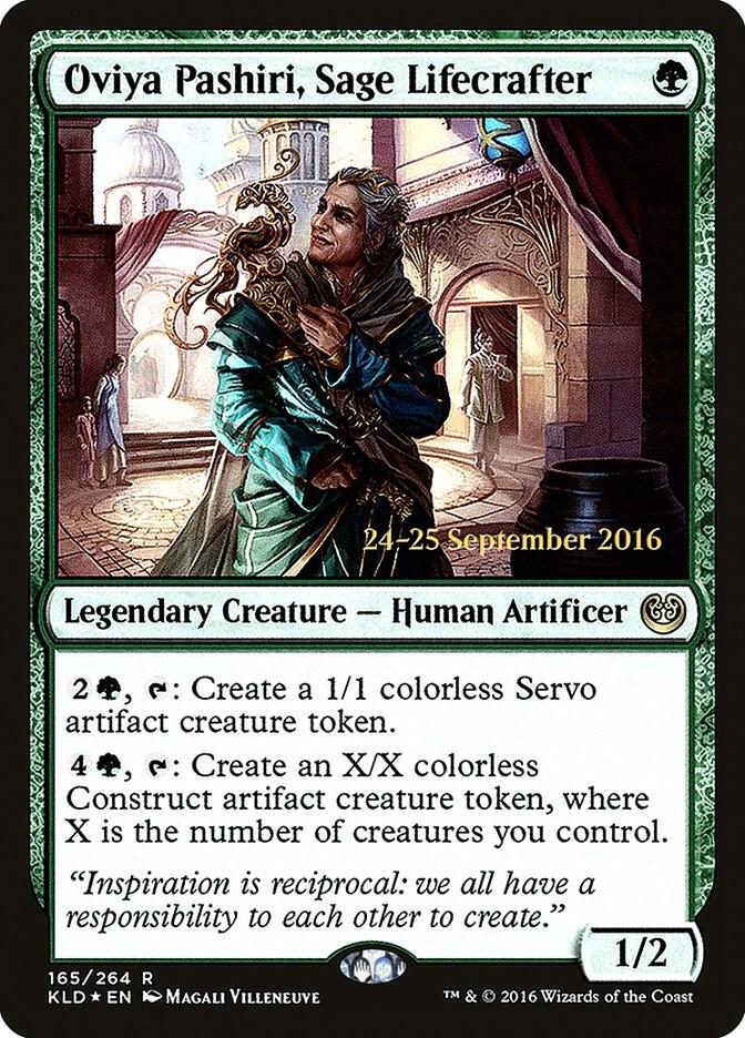 Oviya Pashiri, Sage Lifecrafter [Prerelease Cards] 165