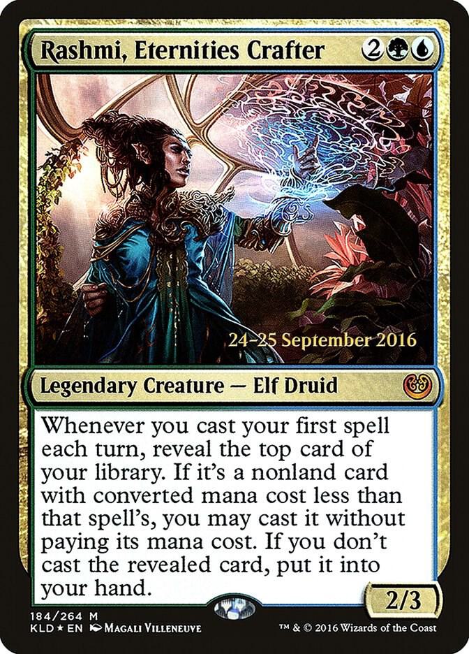 Rashmi, Eternities Crafter [Prerelease Cards] 184