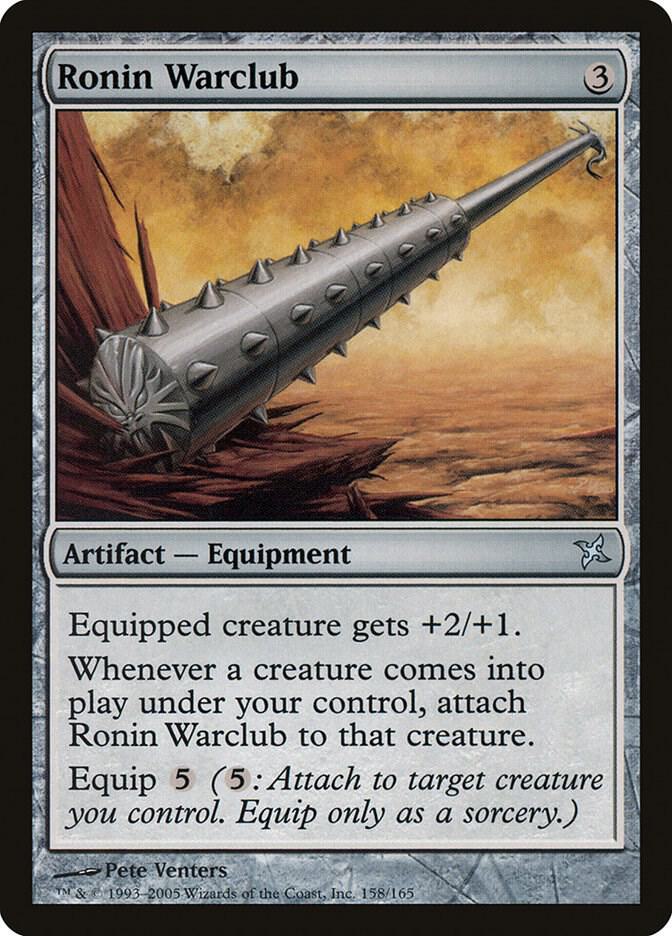 Ronin Warclub [Betrayers of Kamigawa] 158