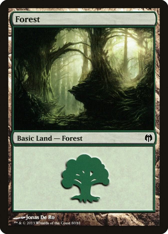Forest (80) [Duel Decks: Heroes vs. Monsters] 80